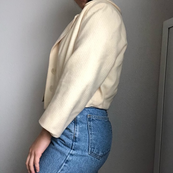 🔴Vintage Cream Blazer - Picture 5 of 16